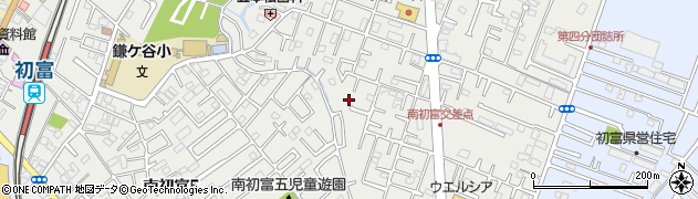 千葉県鎌ケ谷市南初富周辺の地図