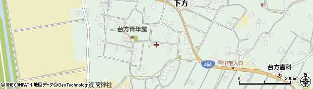千葉県成田市台方334周辺の地図