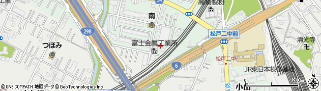 千葉県松戸市小山542周辺の地図