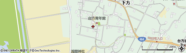 千葉県成田市台方613周辺の地図
