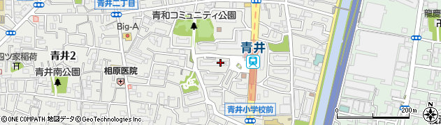 都営青井三丁目第３アパート周辺の地図