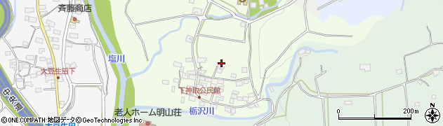 山梨県北杜市明野町下神取158周辺の地図