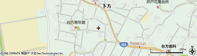 千葉県成田市台方323周辺の地図