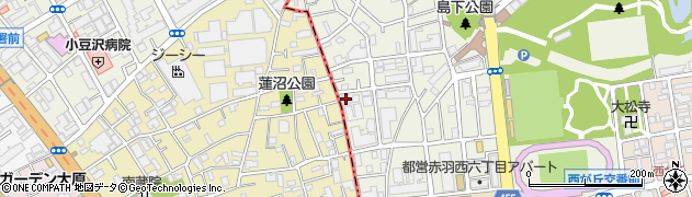 東京都北区赤羽西6丁目32-11周辺の地図