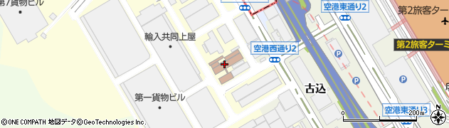 横浜植物防疫所成田支所航空貨物担当周辺の地図