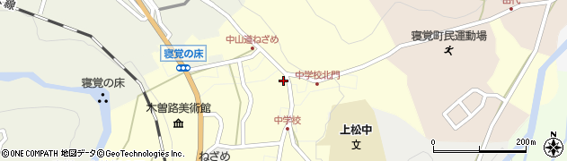 長野県上松町（木曽郡）寝覚周辺の地図