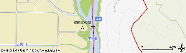 北の城橋周辺の地図