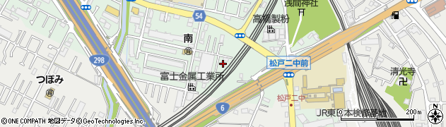 千葉県松戸市小山552周辺の地図