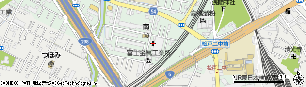 千葉県松戸市小山548周辺の地図