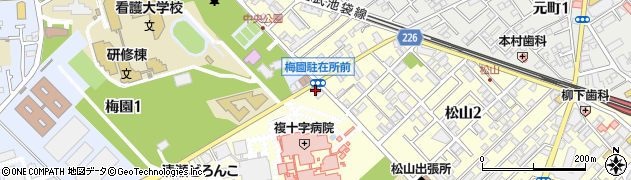 清瀬松山郵便局 ＡＴＭ周辺の地図