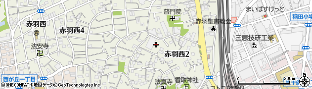 東京都北区赤羽西2丁目31周辺の地図