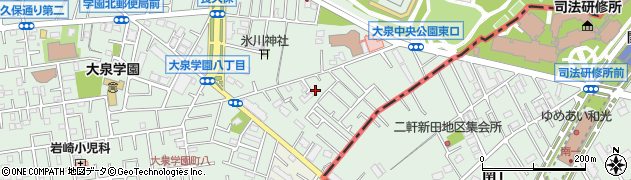 東京都練馬区大泉学園町8丁目18-25周辺の地図