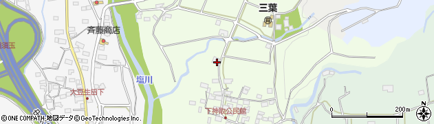 山梨県北杜市明野町下神取48周辺の地図