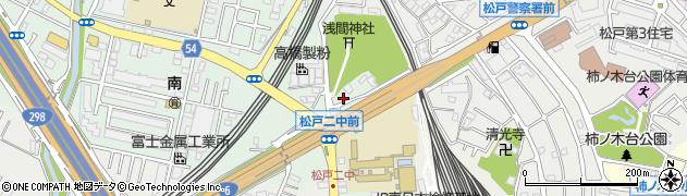 千葉県松戸市小山664周辺の地図