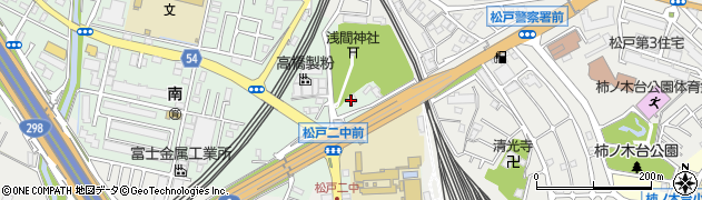 千葉県松戸市小山668周辺の地図