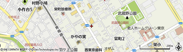 セブンイレブン羽村栄町２丁目店周辺の地図
