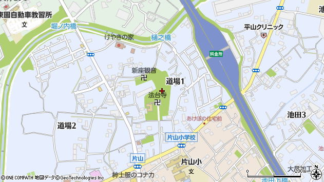 〒352-0024 埼玉県新座市道場の地図
