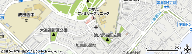 成田加良部郵便局 ＡＴＭ周辺の地図