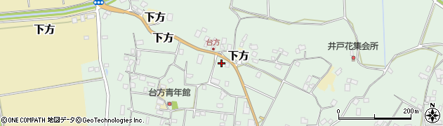 千葉県成田市台方308周辺の地図