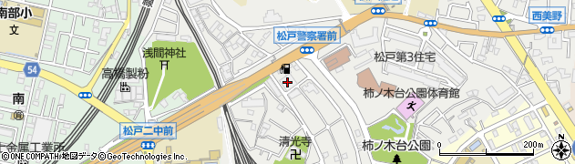 オリックスレンタカー松戸三矢小台ＳＳカウンター周辺の地図