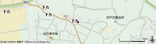 千葉県成田市台方347周辺の地図
