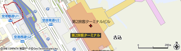 ＭＵＪＩ　ｔｏ　ＧＯ成田国際空港第２ターミナル周辺の地図