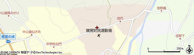 長野県木曽郡上松町田代周辺の地図
