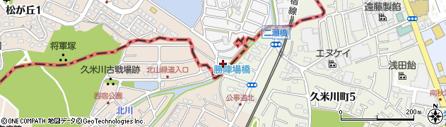 埼玉県所沢市久米13周辺の地図