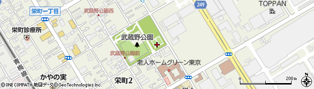 東京都羽村市栄町周辺の地図