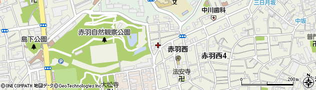東京都北区赤羽西4丁目50-1周辺の地図