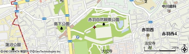 東京都北区赤羽西5丁目周辺の地図