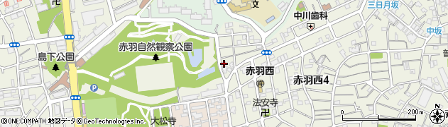 東京都北区赤羽西4丁目50-7周辺の地図
