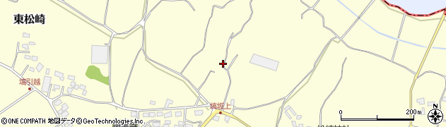 千葉県多古町（香取郡）東松崎周辺の地図