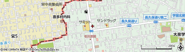 ポニークリーニング大泉学園店周辺の地図