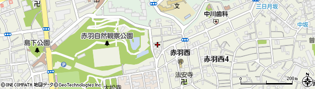 東京都北区赤羽西4丁目50-14周辺の地図