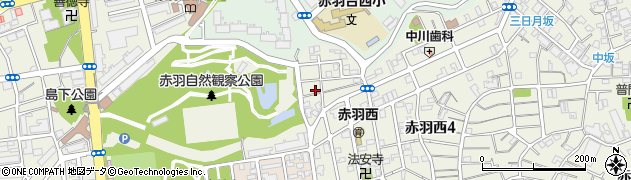 東京都北区赤羽西4丁目50-13周辺の地図