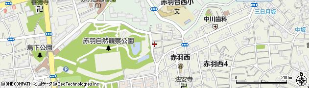東京都北区赤羽西4丁目50-9周辺の地図