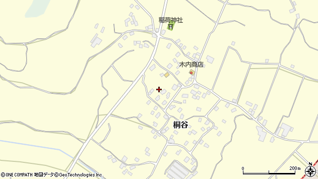 〒289-0422 千葉県香取市桐谷の地図