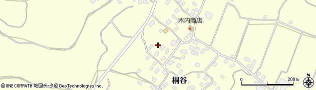 千葉県香取市桐谷周辺の地図