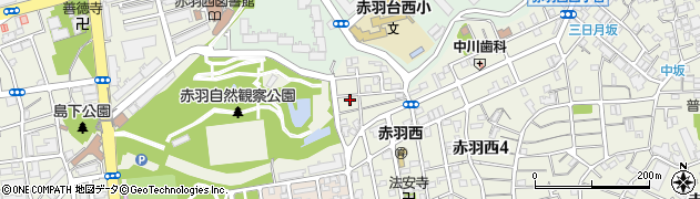 東京都北区赤羽西4丁目50-11周辺の地図