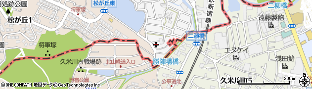 埼玉県所沢市久米1周辺の地図
