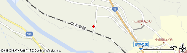 長野県木曽郡上松町小川2092周辺の地図