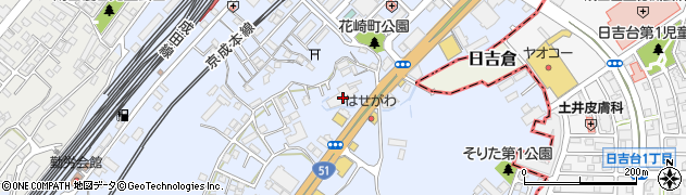 株式会社グローイング成田店周辺の地図