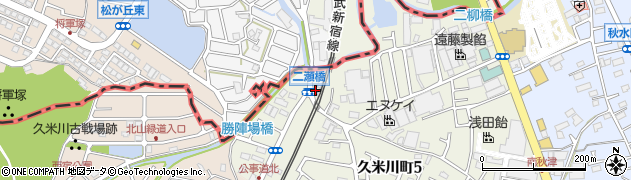 エネックス株式会社久米川営業所周辺の地図