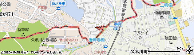 埼玉県所沢市久米14周辺の地図