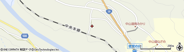 長野県木曽郡上松町小川2100周辺の地図