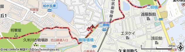 埼玉県所沢市久米40周辺の地図