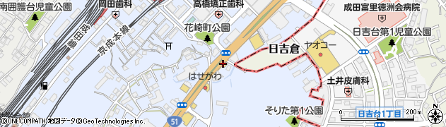 松屋 成田店周辺の地図