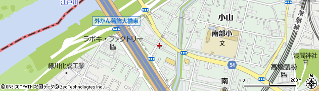千葉県松戸市小山462周辺の地図