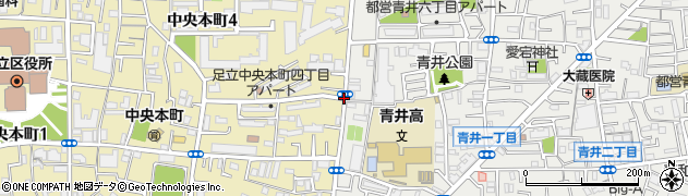 栗島小入口周辺の地図